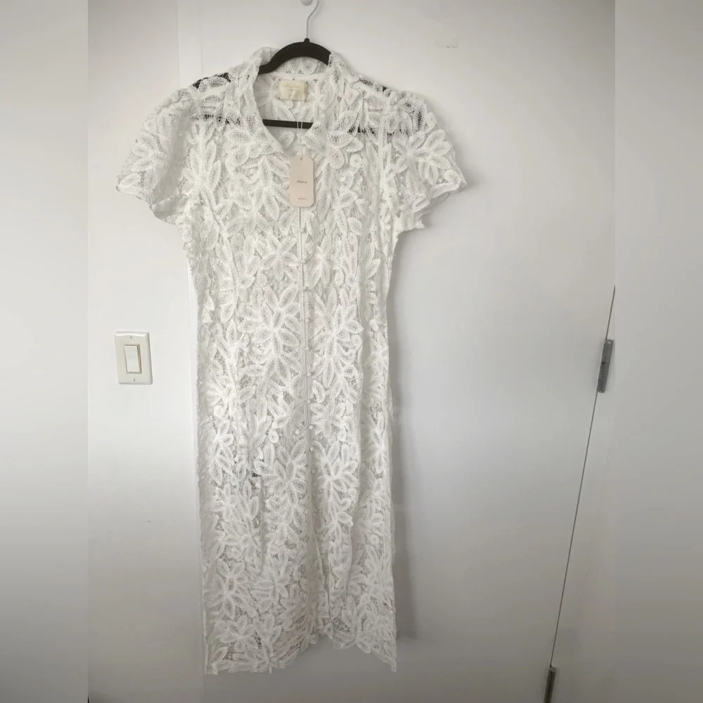 DÔEN Heirloom Etoile Lace Dress in salt NWT - Picture 6 of 13